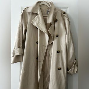 ASOS stone trench coat